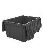 27" x 17" x 12" Plastic Attached Lid Container