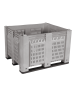 48" x 40" x 31" Fixed Vented Wall Bulk Container