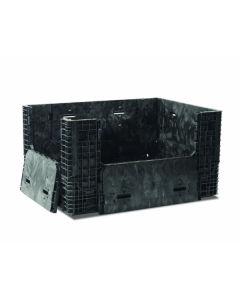 Extended Length Bulk Container 64" x 48" x 34", Vented Deck, Doors on 4 Sides